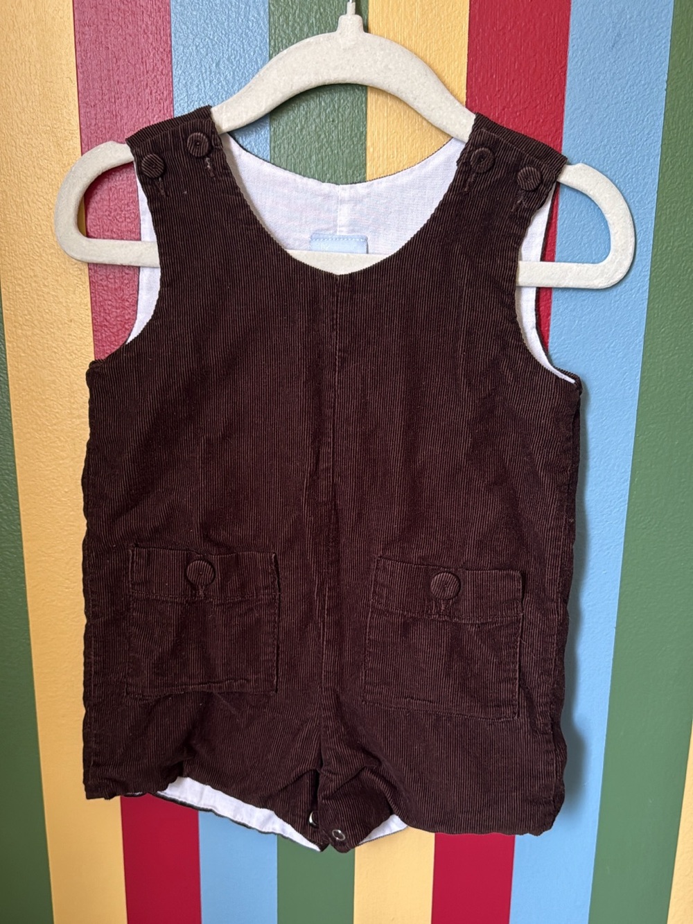 Bella Bliss Brown Corduroy Jon Jon